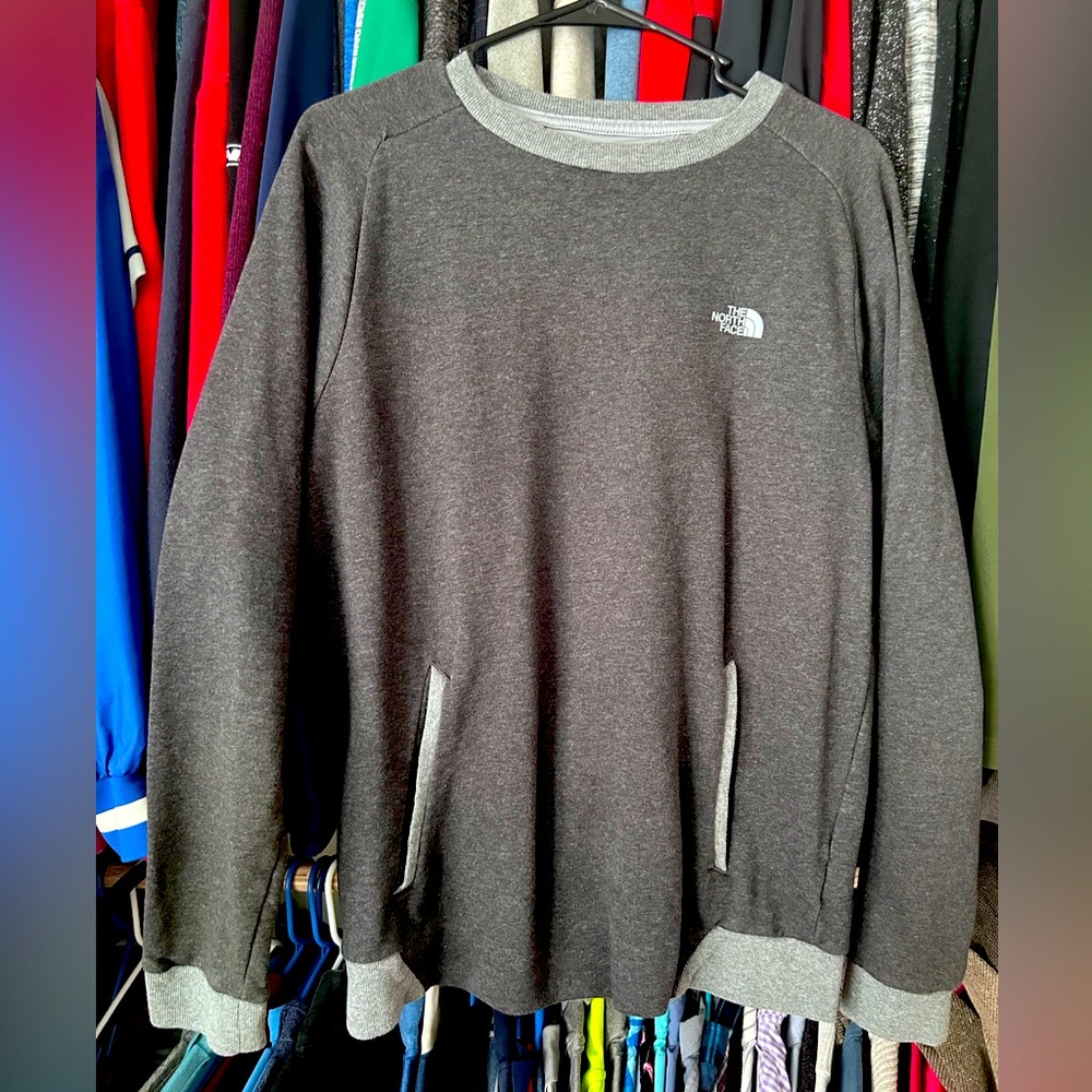 The North Face Wicker Crew FlashDry Sweatshirt Mens Medium Long Sleeve Pocket